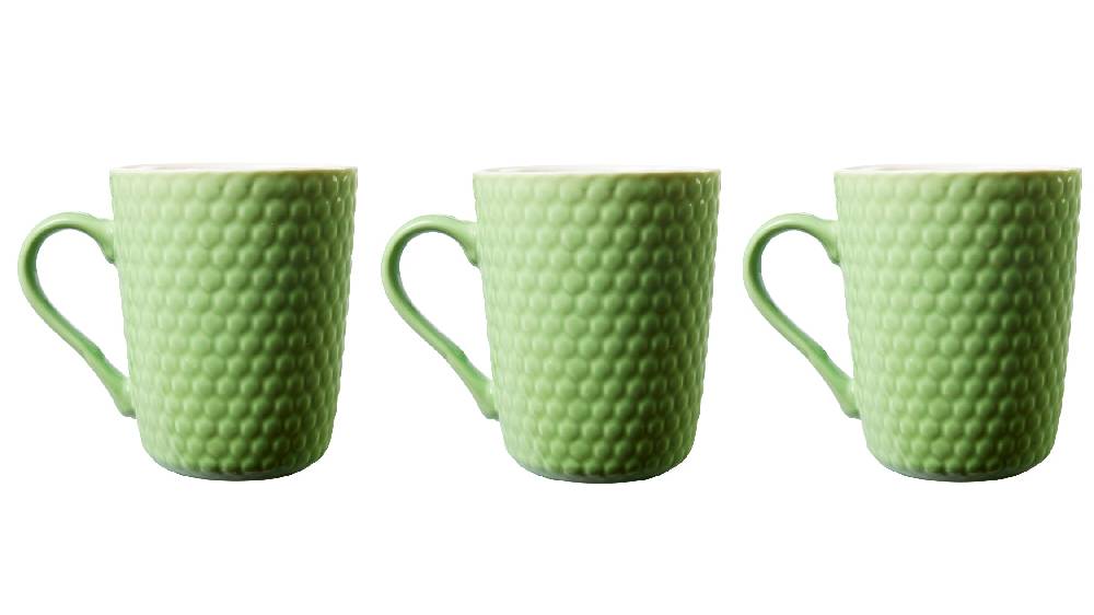 Novità Home Imperfect - bubbles tazza verde con rilievo pallino Italia