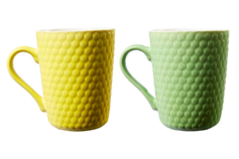 Novità Home Imperfect - bubbles tazza verde con rilievo pallino Italia
