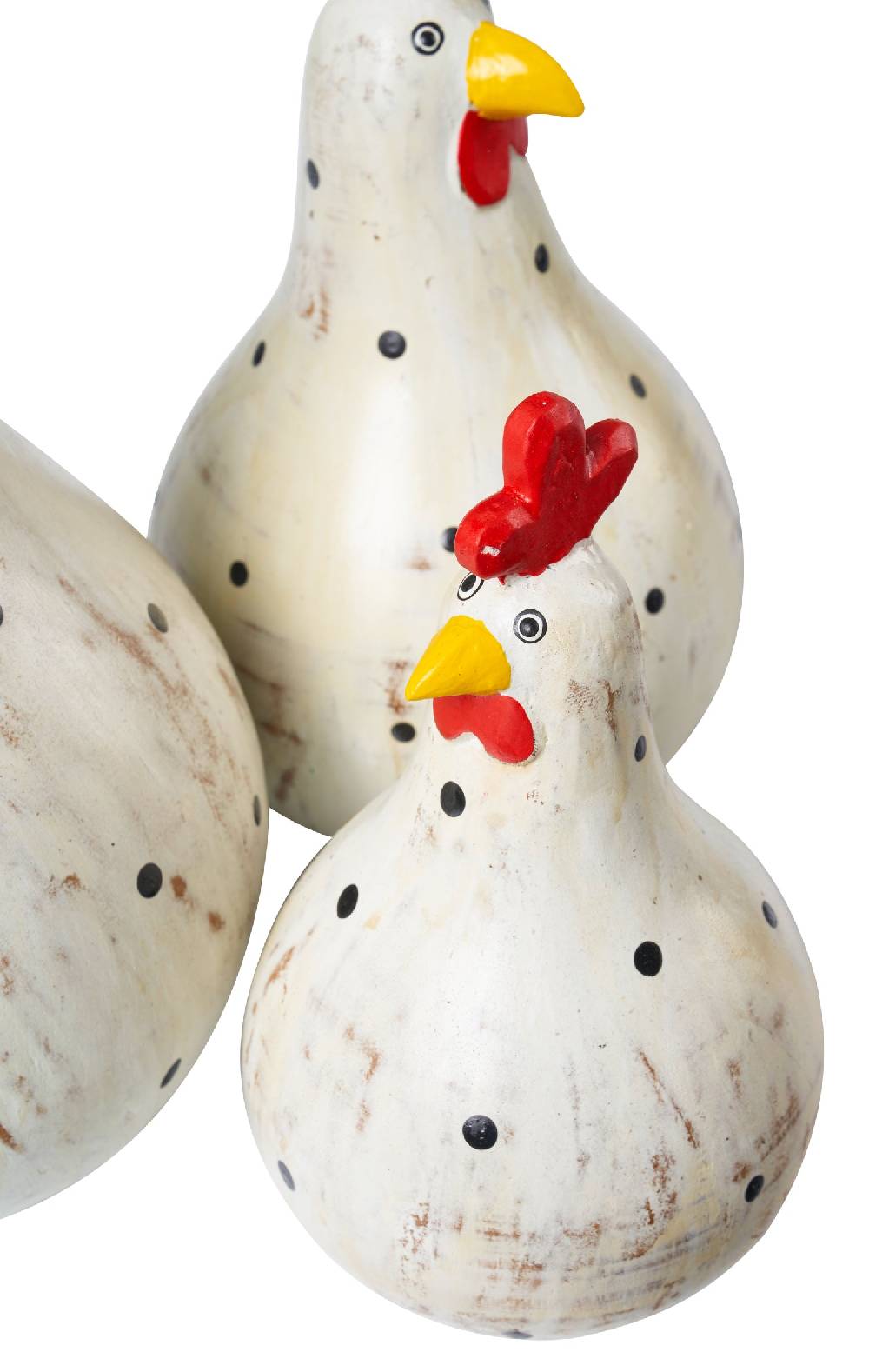 Novità Home Set 3 Galline in Albesia Affare Del Giorno