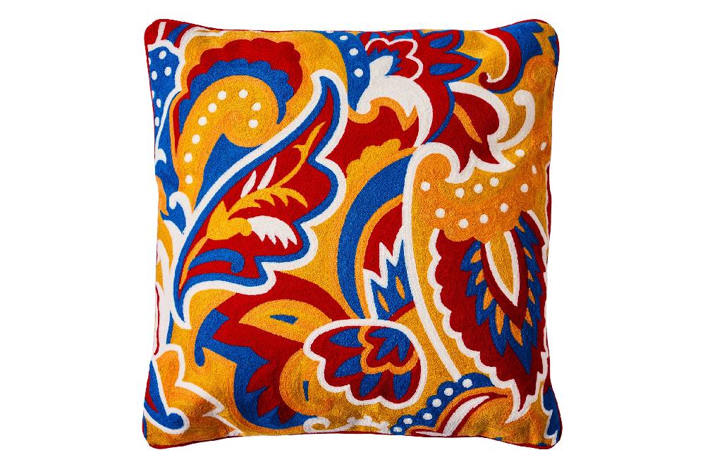 Novità Home Embroidery - cuscino foliage dark orange Offerta Giorno del Papà