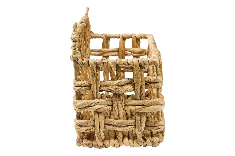 Novità Home Homemade - Cesta Rettangolare Da Appendere Trama Treccia Offerta temporanea
