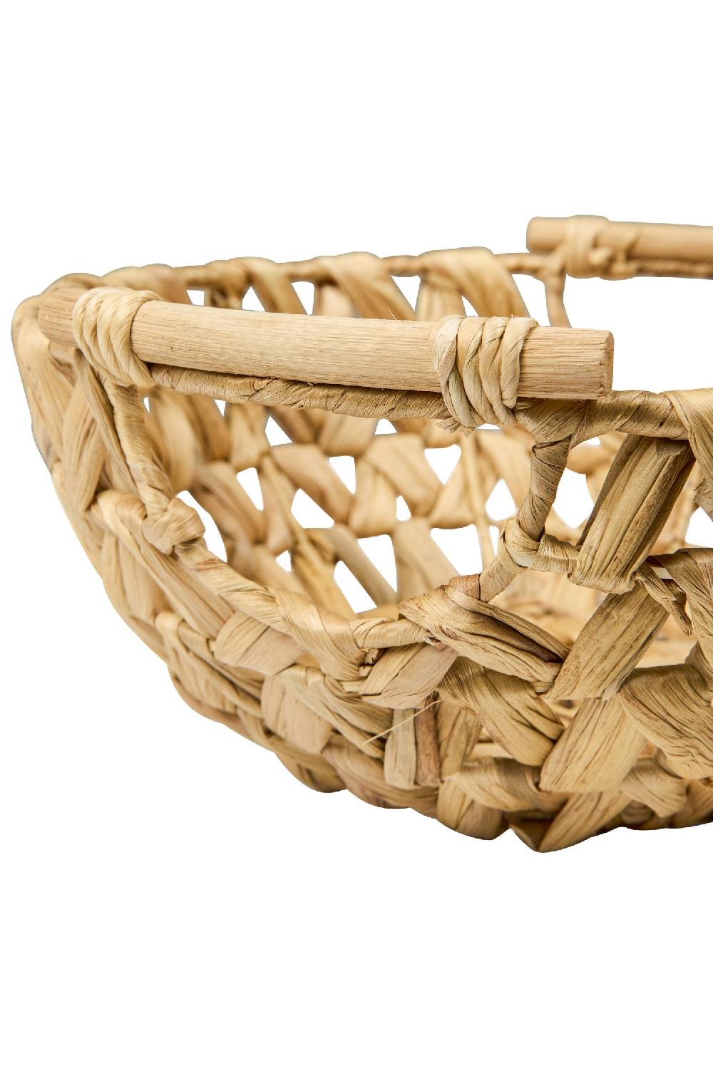 Novità Home Homemade - Cesta Porta Frutta Con Manici Trama Treccia Offerte esclusive