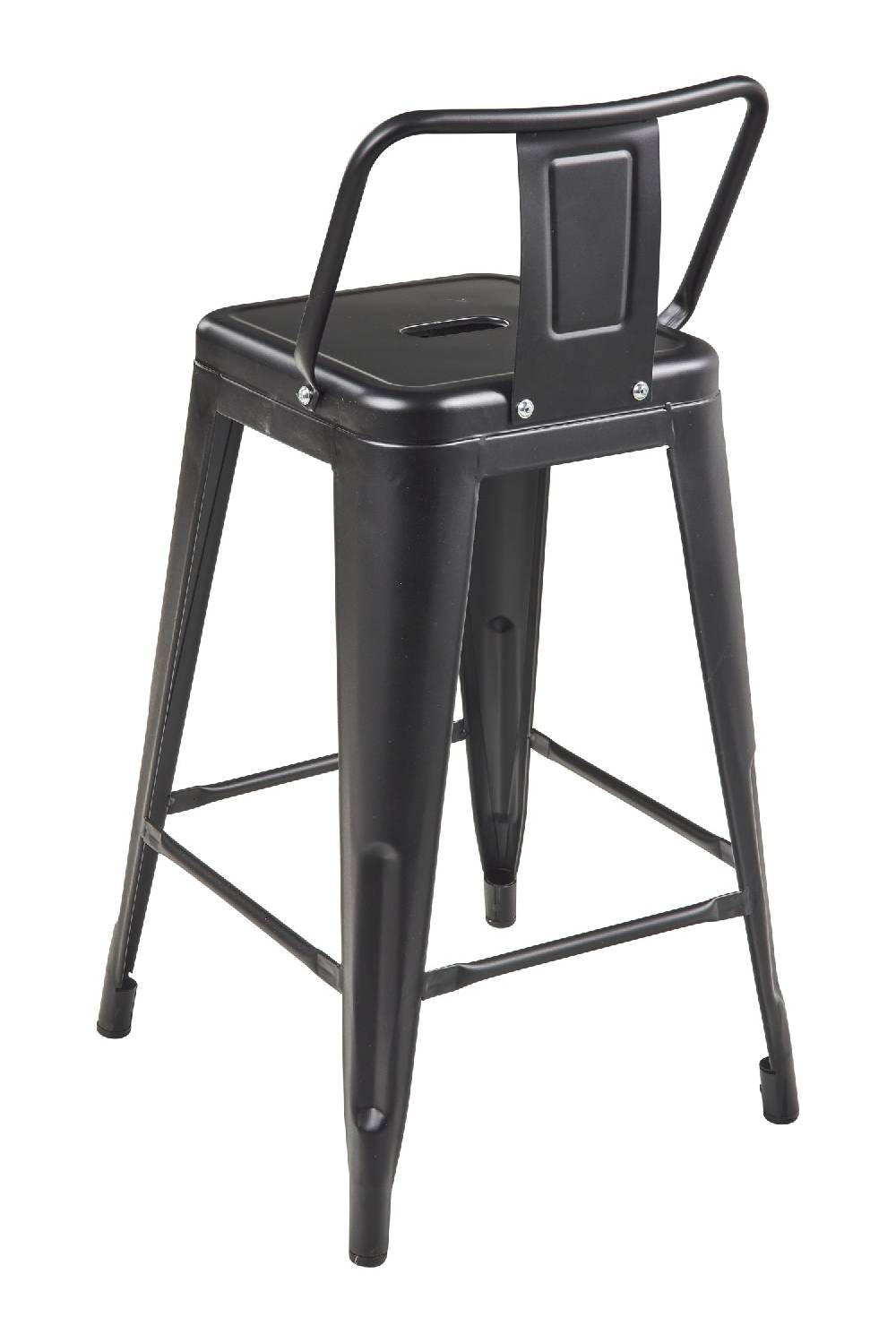 Novità Home Cindy - Sgabello Seggiolone In Metallo Nero Nuovi prodotti