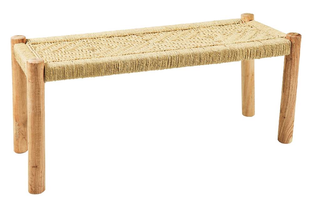 Novità Home Jambe - Panca Corda Color Naturale Prezzo basso