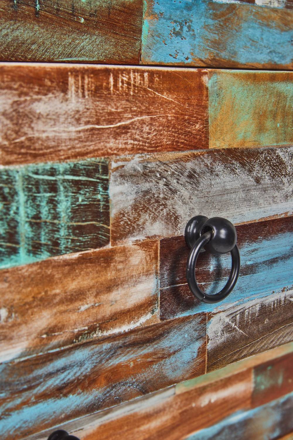 Novità Home Piccadilly - Settimino in Legno Riciclato Multicolore Fino al 65% di sconto