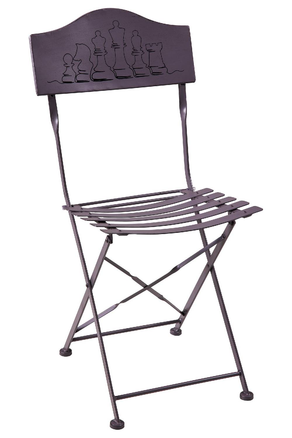 Novità Home Game - Set 1/3 Tavolino Grigio Con Due Sedie Diesgno Scacchiera Italy