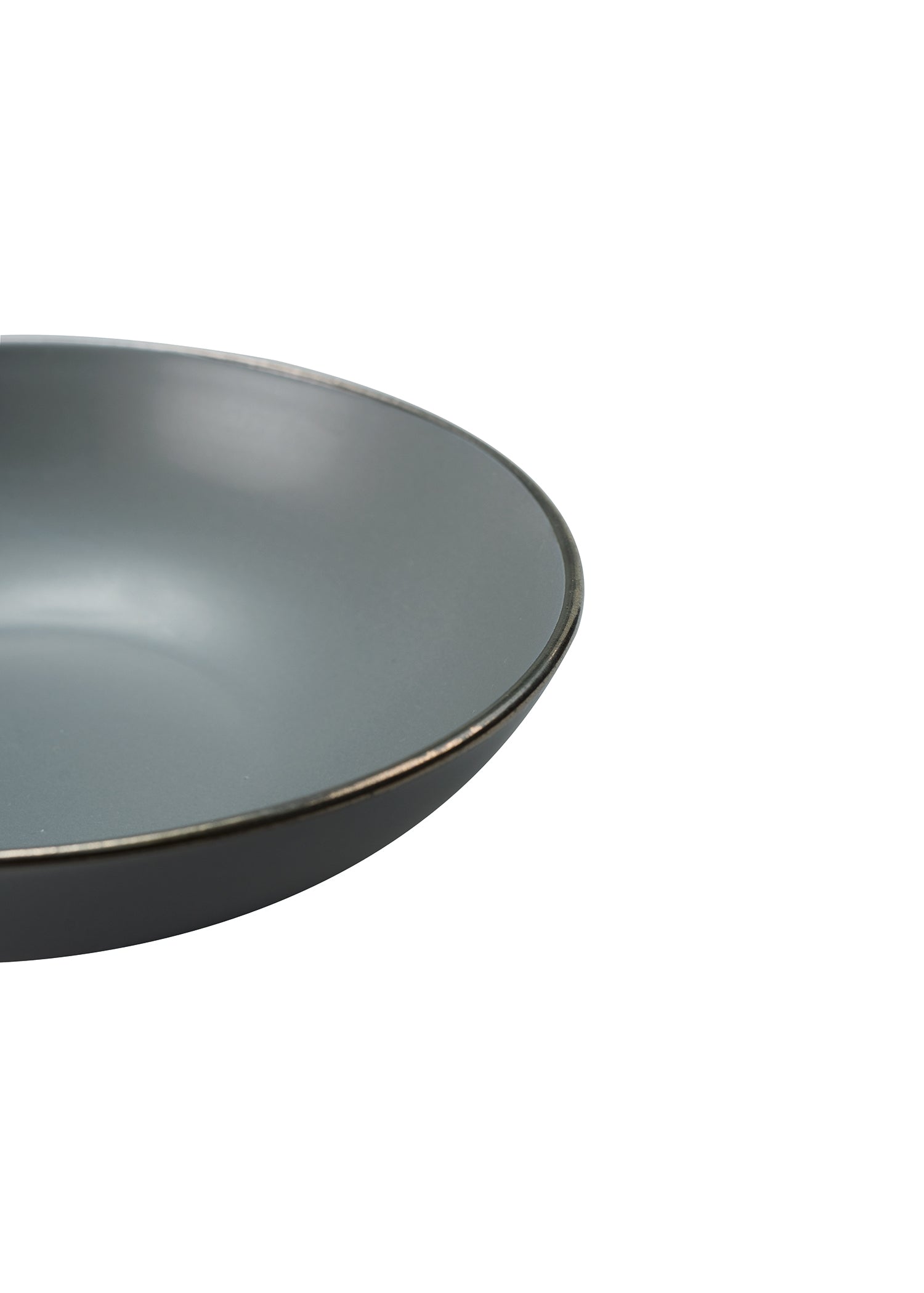 Novità Home Piatto grigio con rimmel marrone Novità