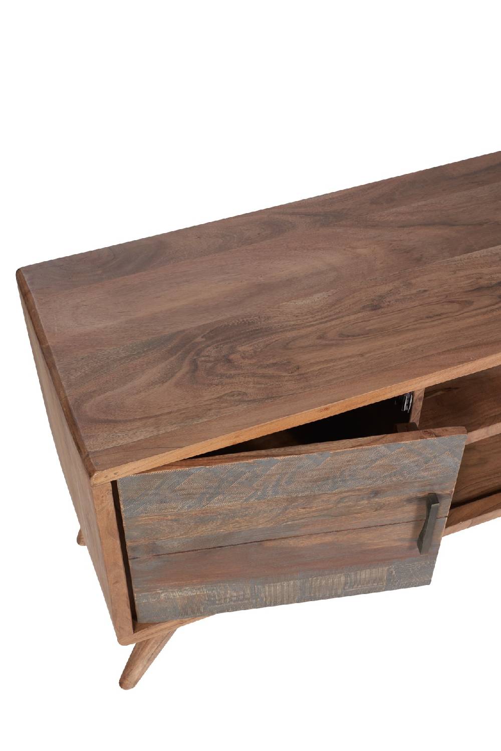 Novità Home Menphis - porta tv con due sportelli in legno Offerta temporanea