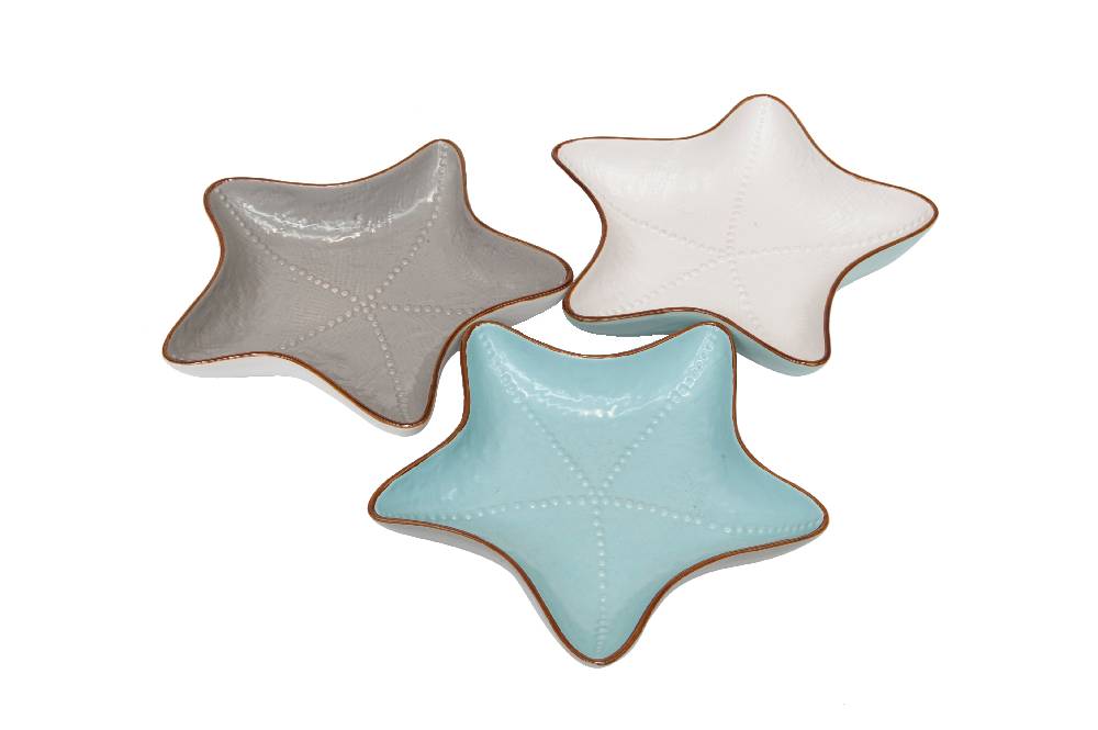 Novità Home Mediterraneo Linea Mare - Ciotola Stella - 3 Colori Assortiti Offerte esclusive