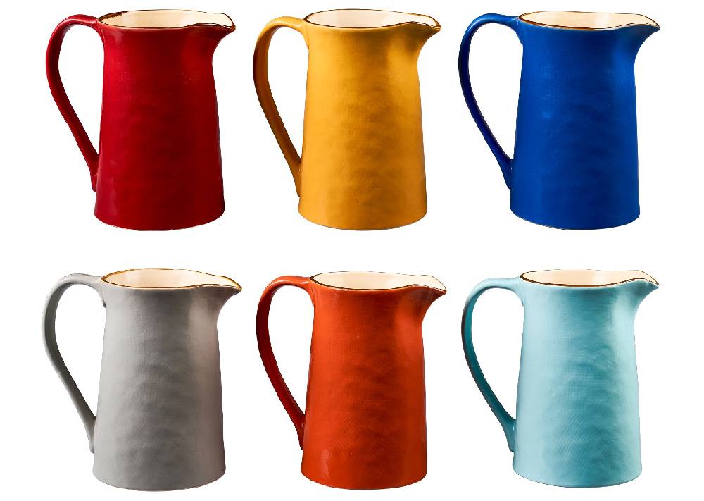 Novità Home Mediterraneo - caraffa colori assortiti Liquidazione