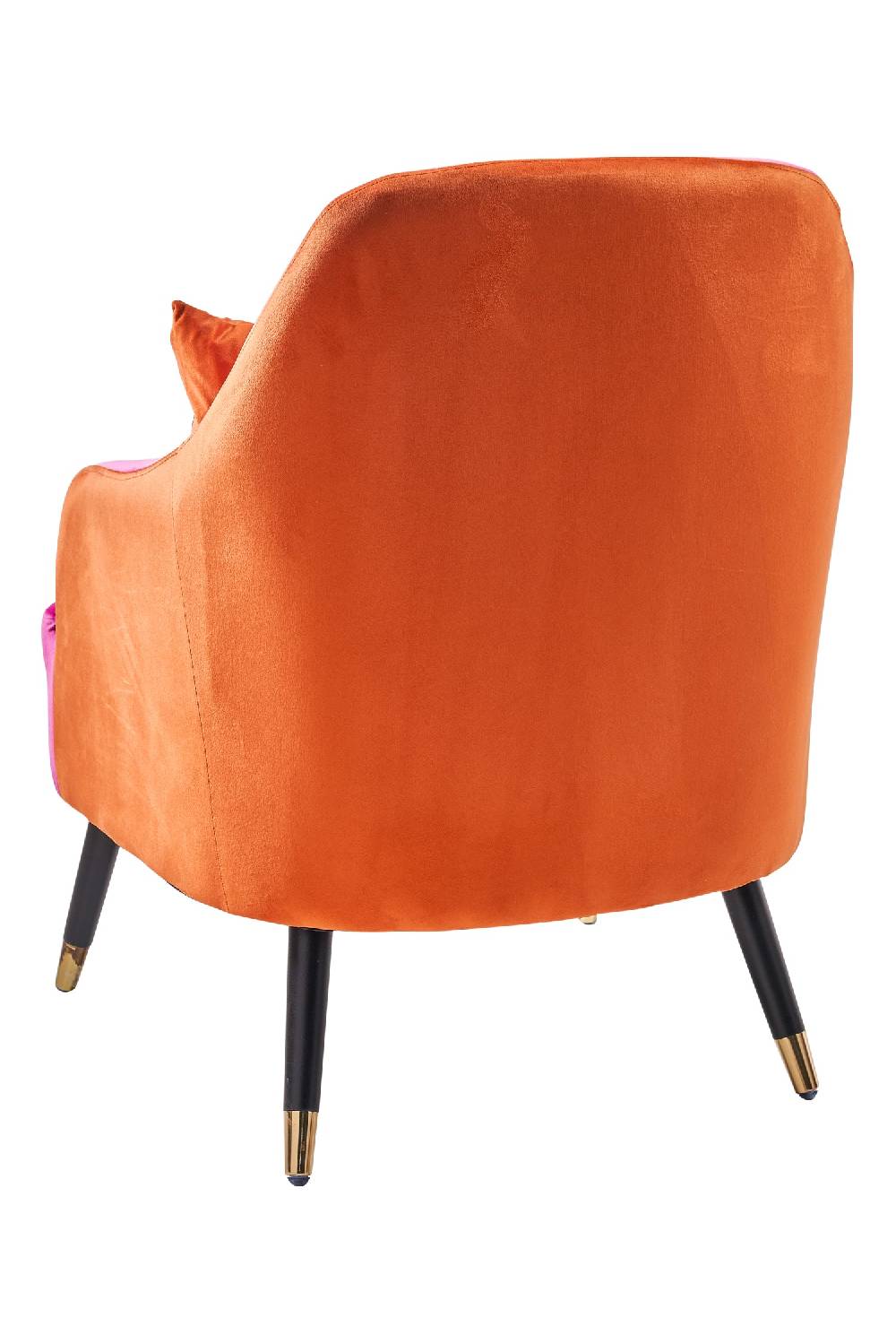 Novità Home Mariarosa - poltrona doppio colore con cuscino orange Ritorno libero