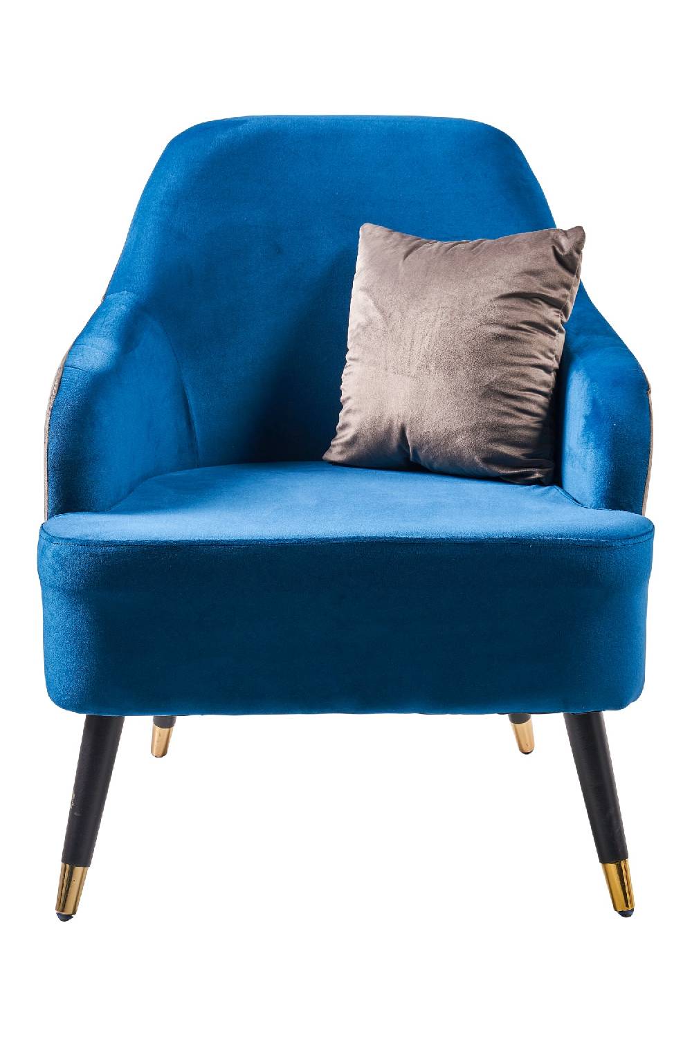 Novità Home Mariaceleste - poltrona doppio colore con cuscino grigio Rilascio limitato