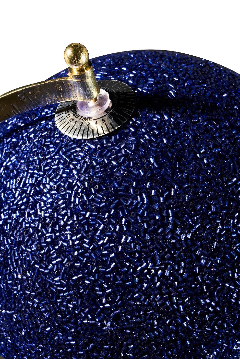 Novità Home Mappamondo - globo glitter blue argento base metallo dorato Ultimi due giorni