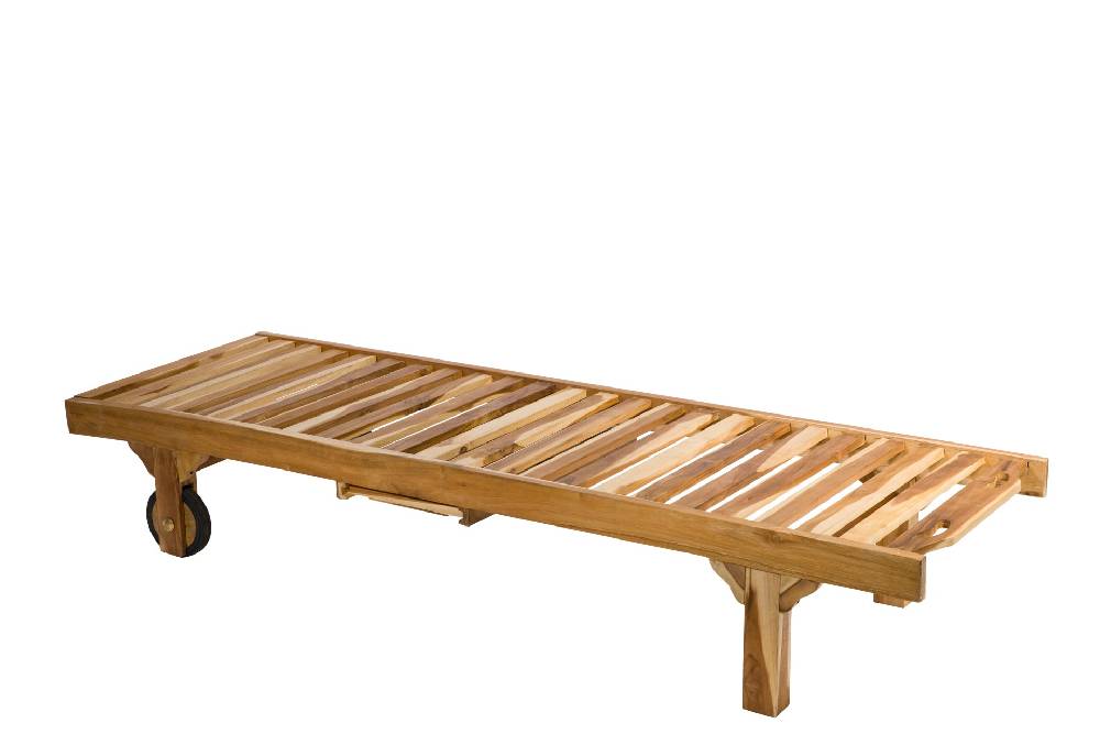 Novità Home Lettino prendisole in legno Duty-free