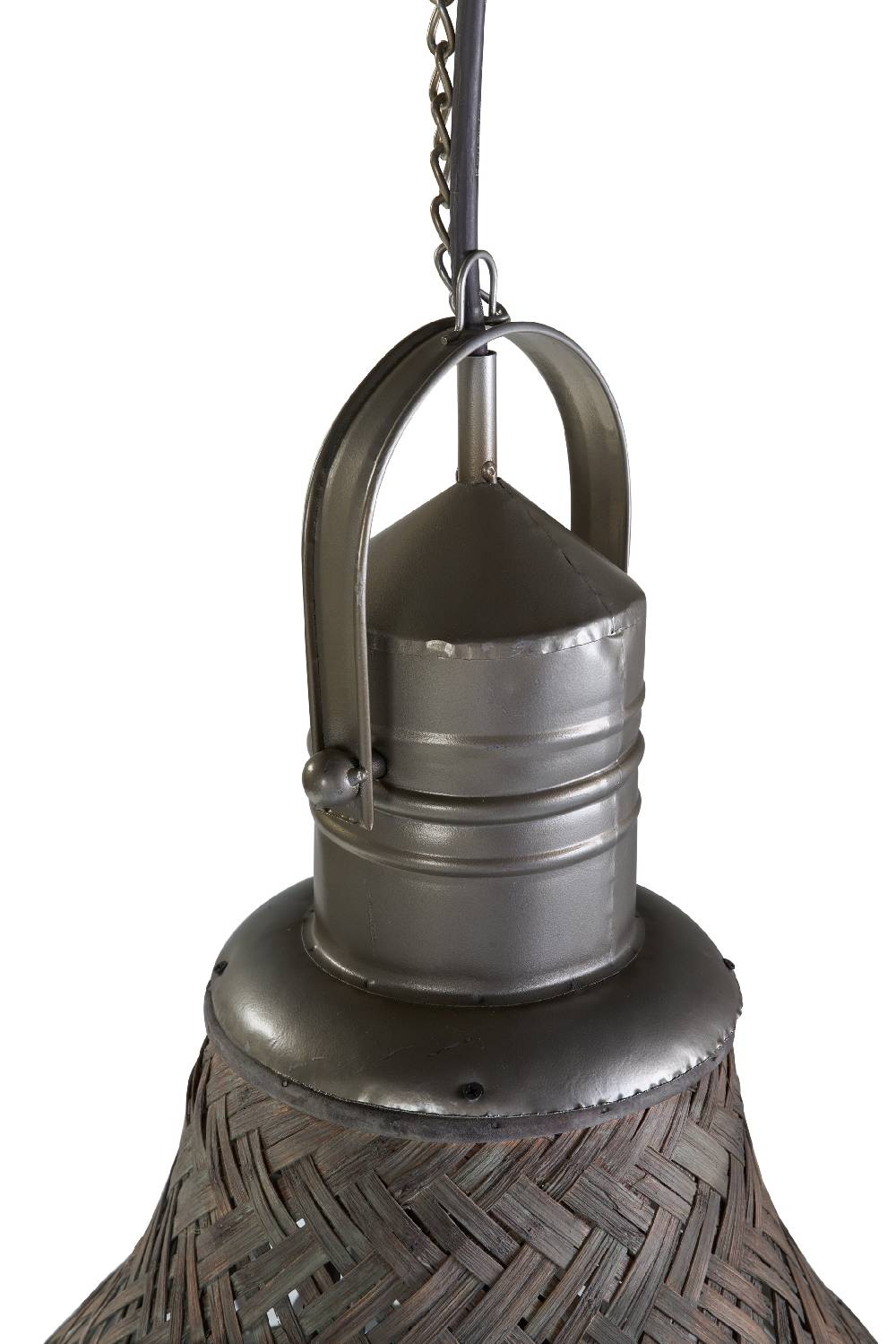 Novità Home Lampadario intreccio cupola chiaro bambu Spedizione Gratuita
