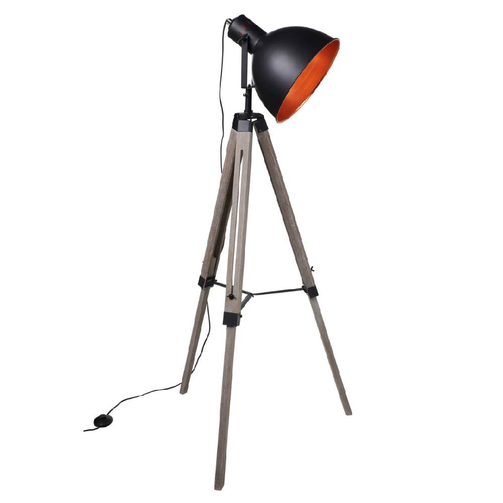 Novità Home Lampada regista da terra con faro color ottone Consegna Veloce