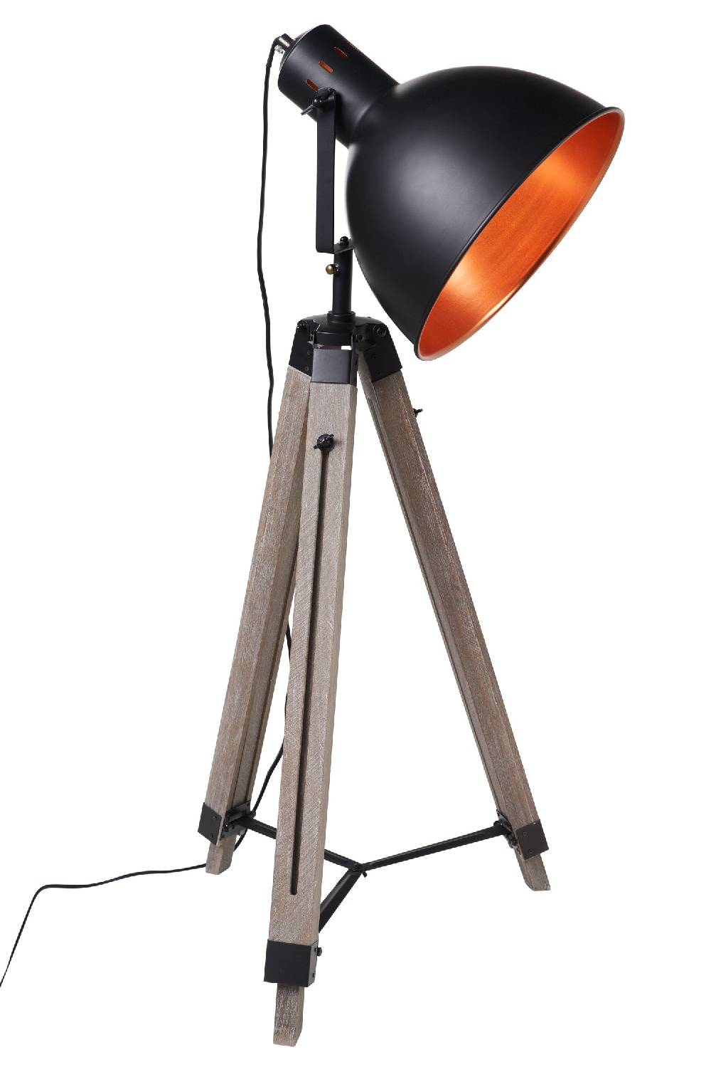 Novità Home Lampada regista da terra con faro color ottone Consegna Veloce