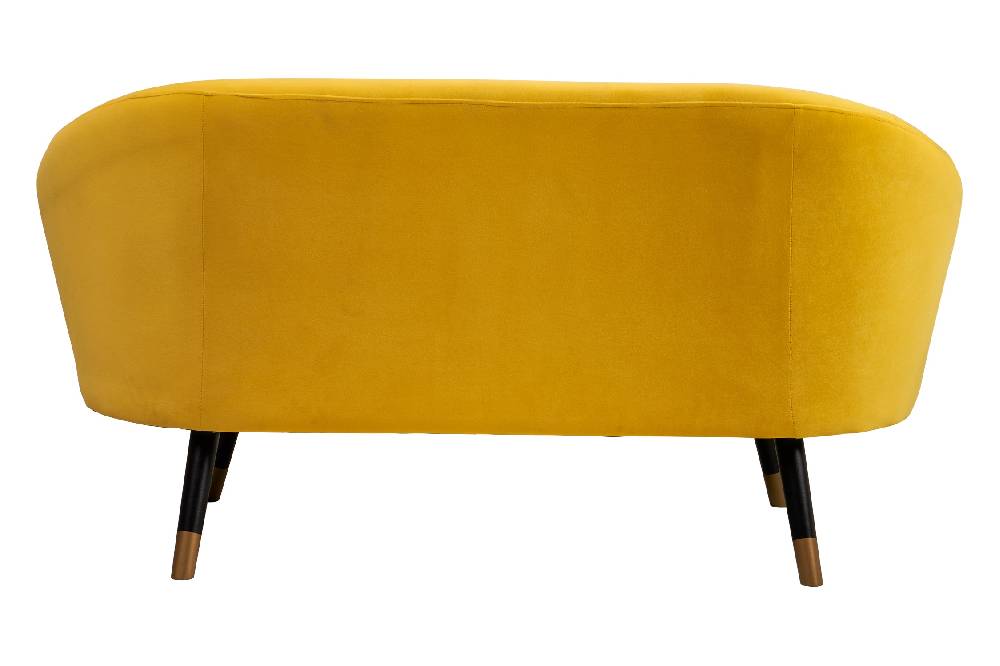 Novità Home Isadora - divano due posti giallo Economico