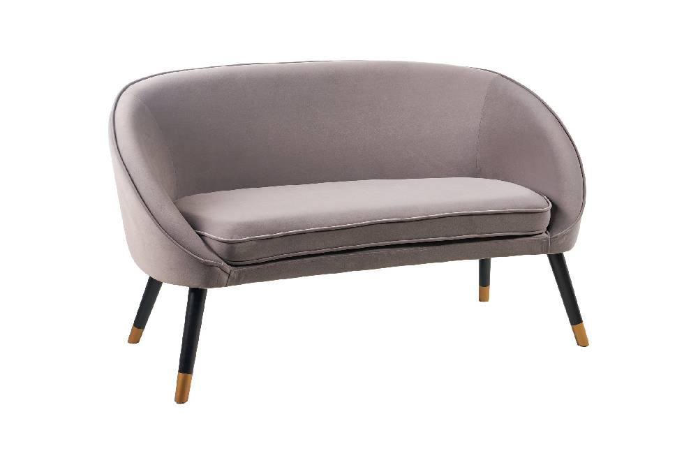 Novità Home Isadora - divanetto 2 posti grigio Outlet
