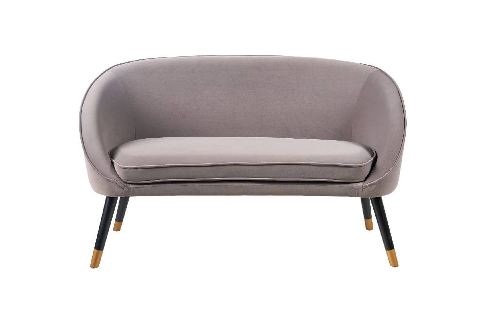 Novità Home Isadora - divanetto 2 posti grigio Outlet