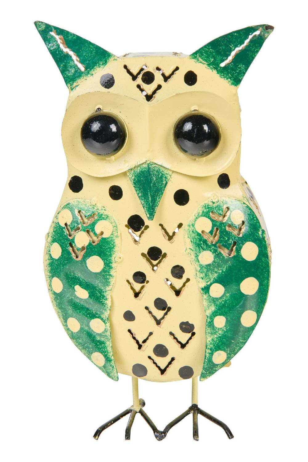 Novità Home Decor - Owl Con Pois Porta Candela