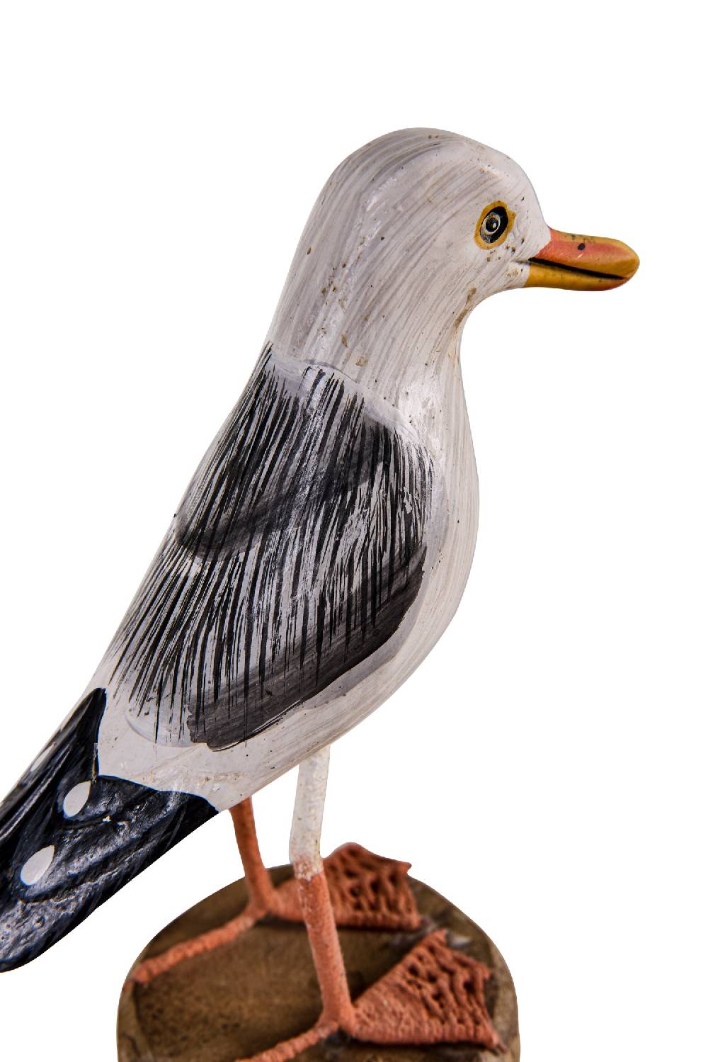 Novità Home Waterfowl - Gabbiano Su Piedistallo Legno E Intreccio Offerta esclusiva
