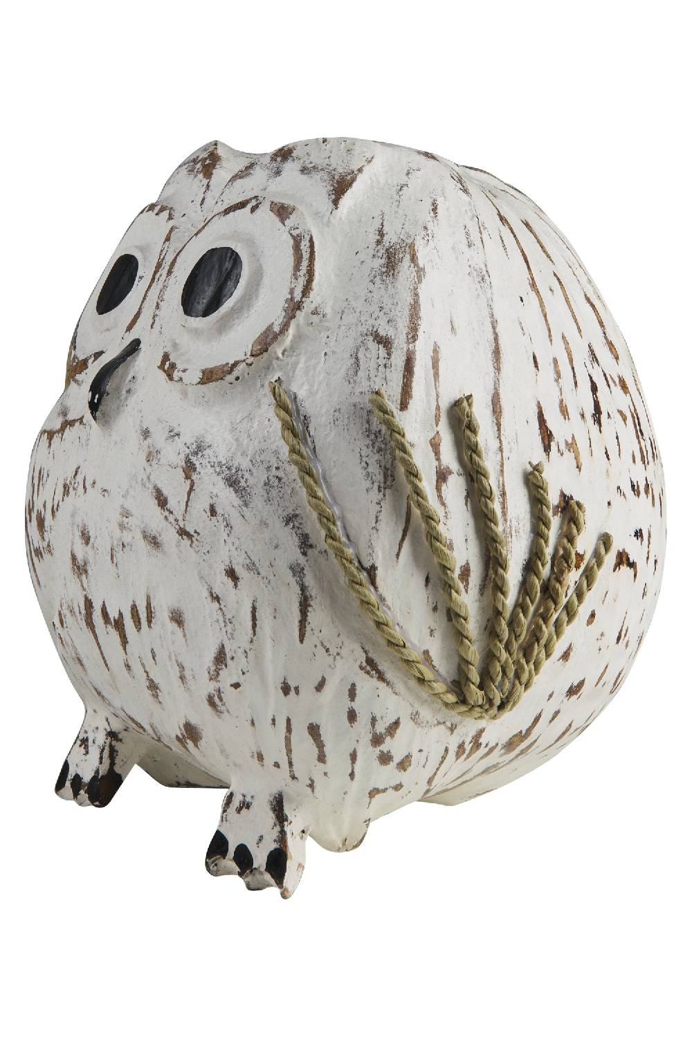 Novità Home Decor - Civetta Cocco Bianco Smaltimento dello stoccaggio