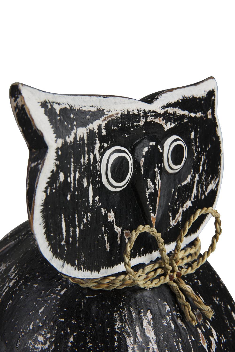 Novità Home Decor - Civetta Ali Aperte Cocco Nera Vendita calda