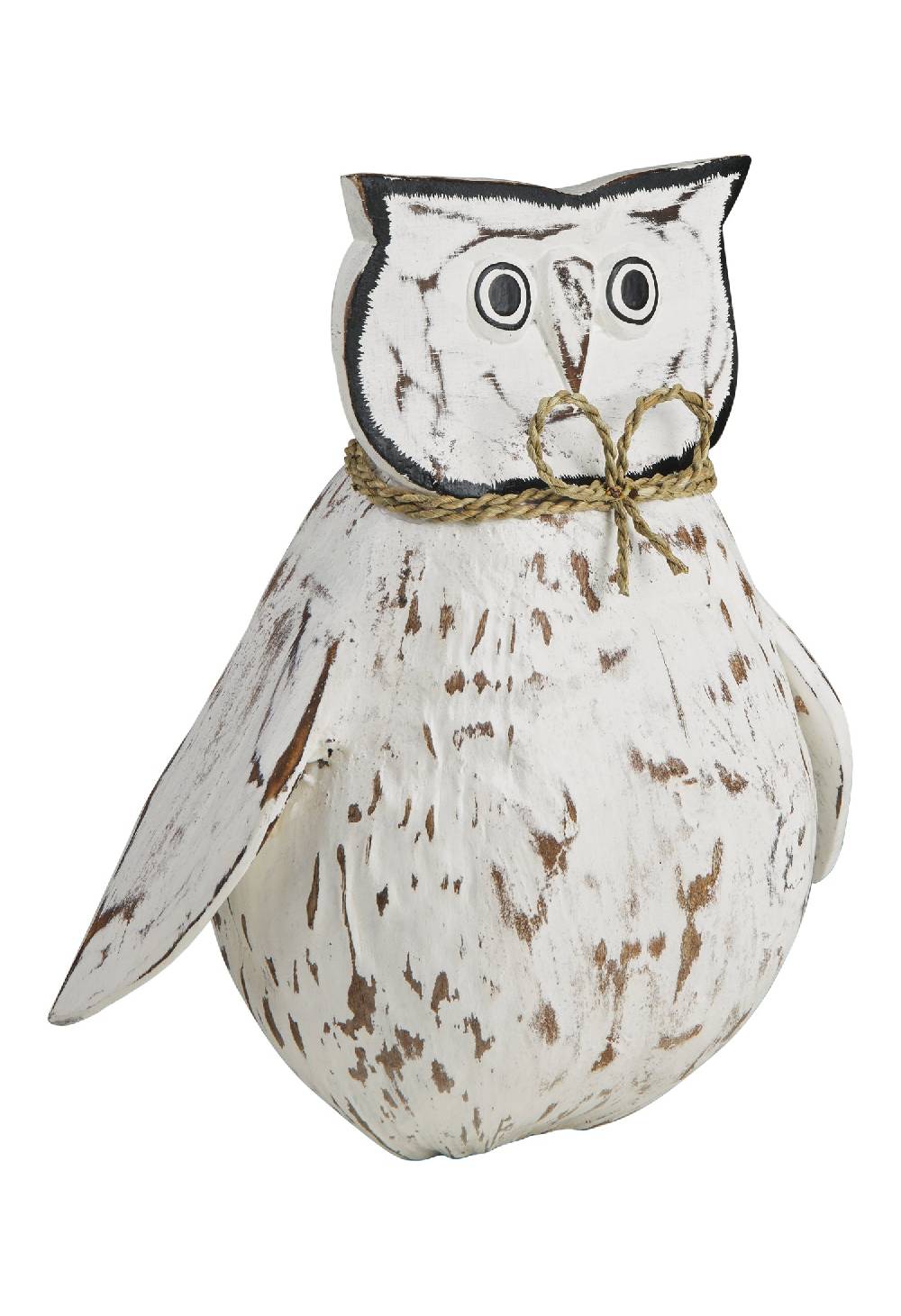 Novità Home Decor - Civetta Ali Aperte Cocco Bianca Latest fashion
