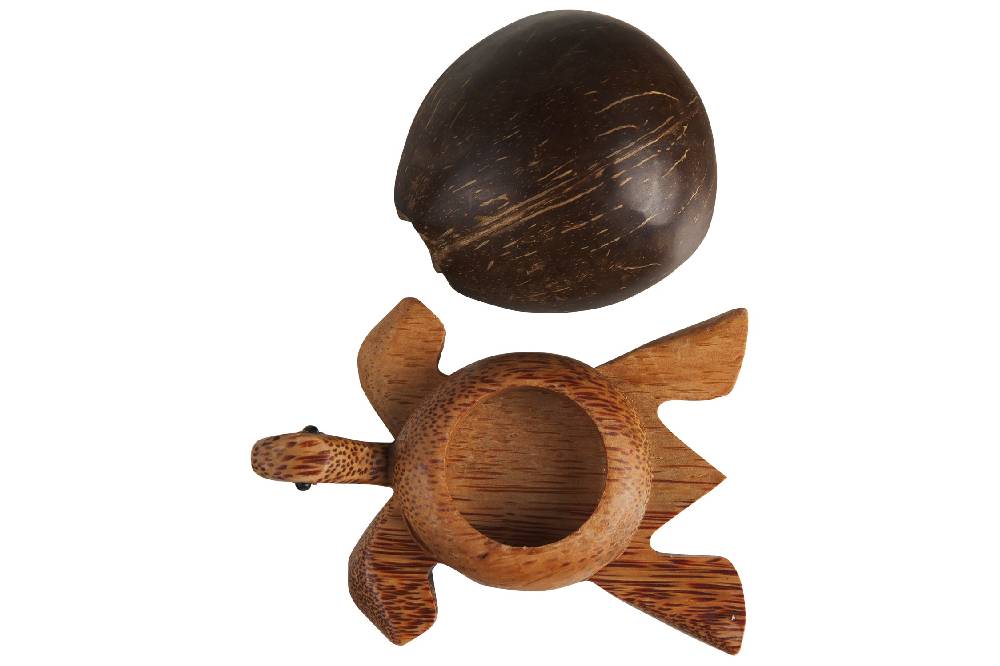 Novità Home Turtle - Porta Tea Light Carapace In Cocco Lightning offer