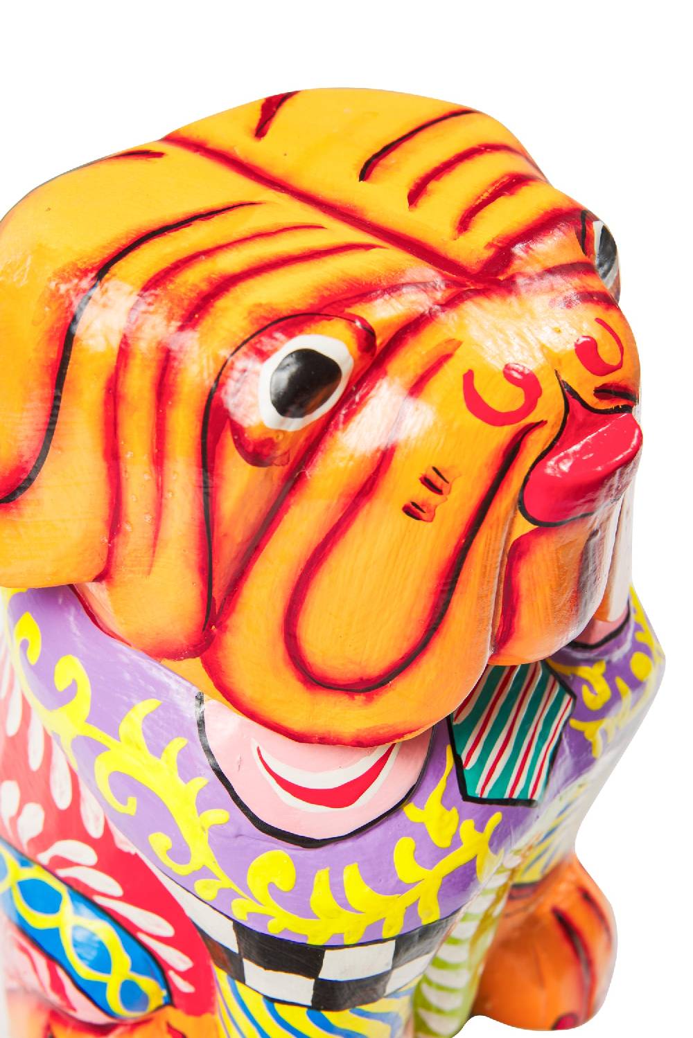 Novità Home Popart -Bulldog Arancio Verde Bestseller
