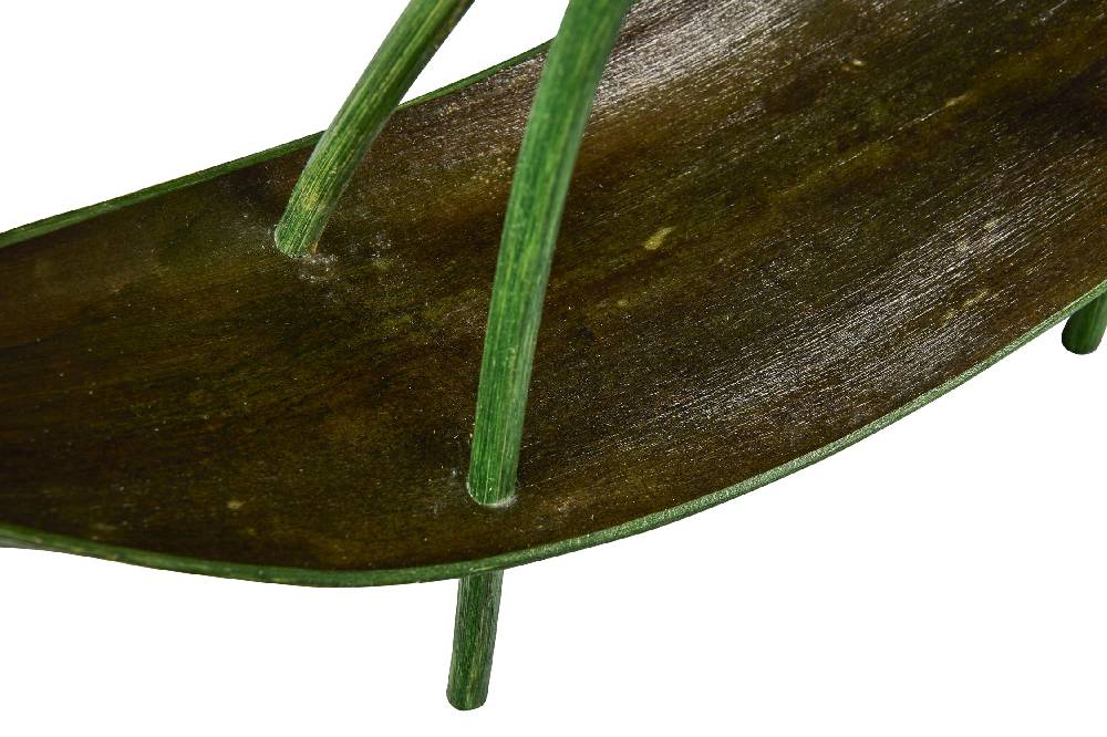 Novità Home Tray - Foglia Di Banano Con Manico Verde Enormi risparmi