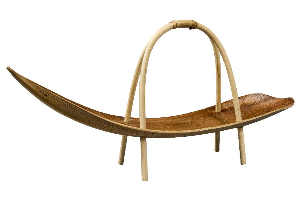 Novità Home Tray - Foglia Di Banano Con Manico Color Naturale Sconti VIP