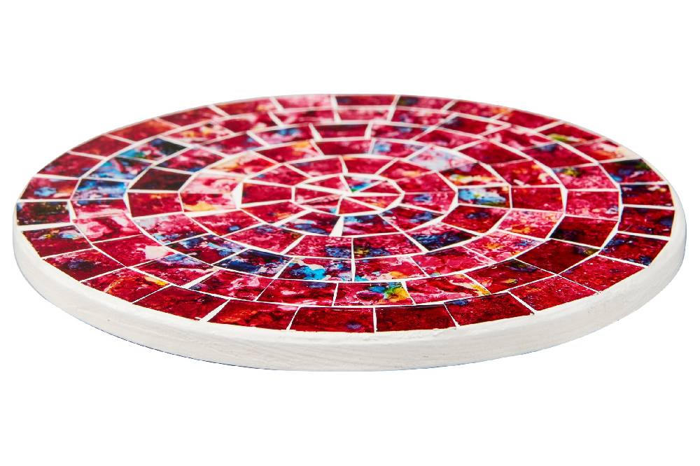 Novità Home Kitcken - Sottopentola Mosaico Tonalita Rosso Ritorno libero