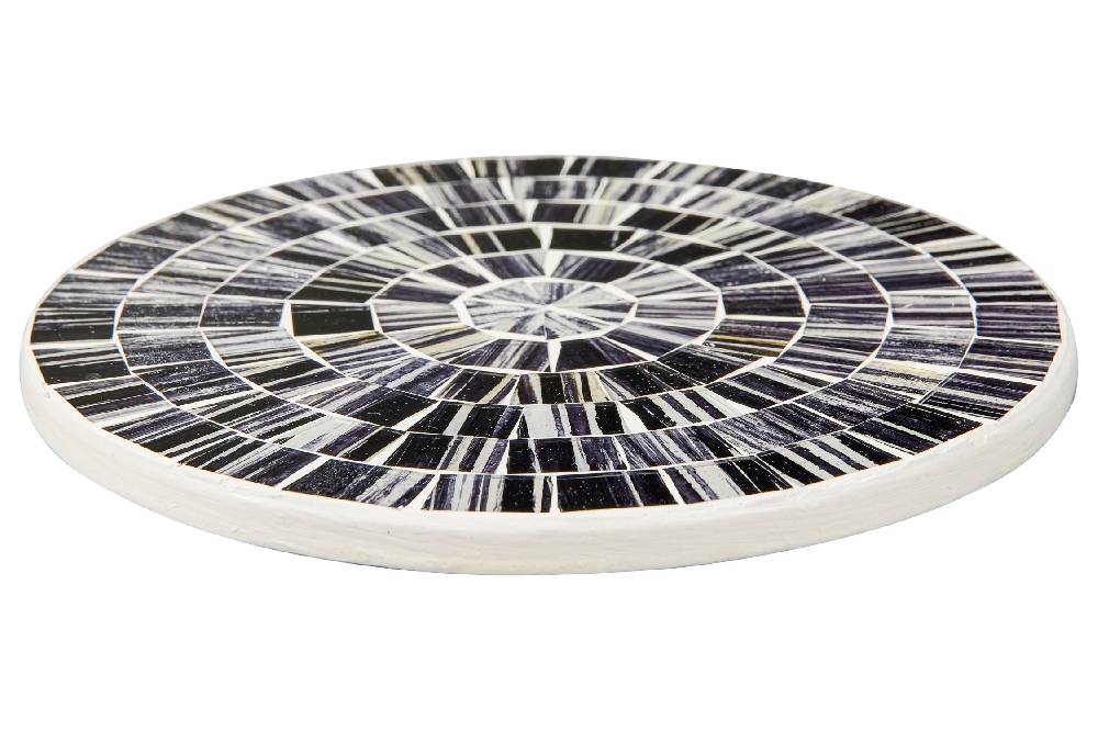 Novità Home Kitcken - Sottopentola Mosaico Bianco Nero Ultimi tre giorni