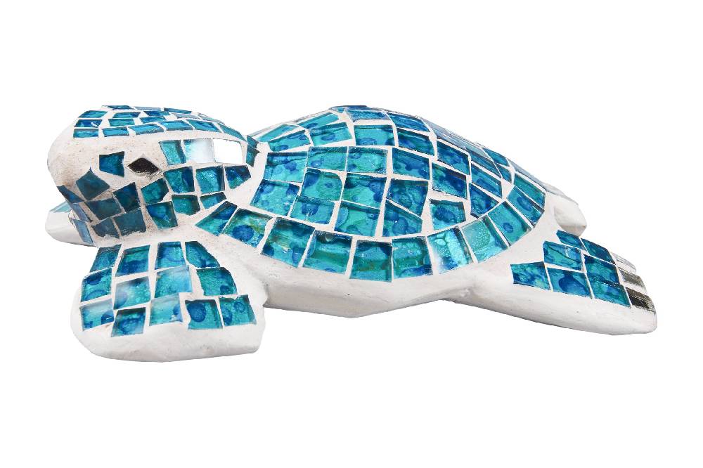 Novità Home Colour - Tartaruga Con Specchietti Azzurri Fino al 60% di sconto