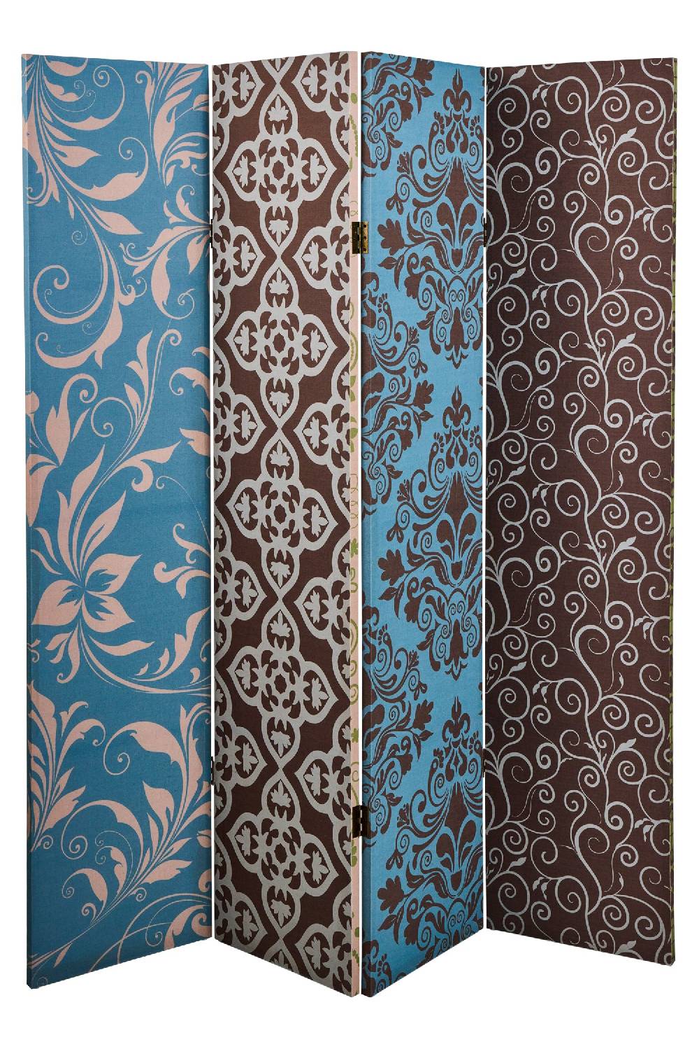 Novità Home Paravento - Stampa Barocco Fronte Retro 4 Ante Linen Limitato a 3 giorni