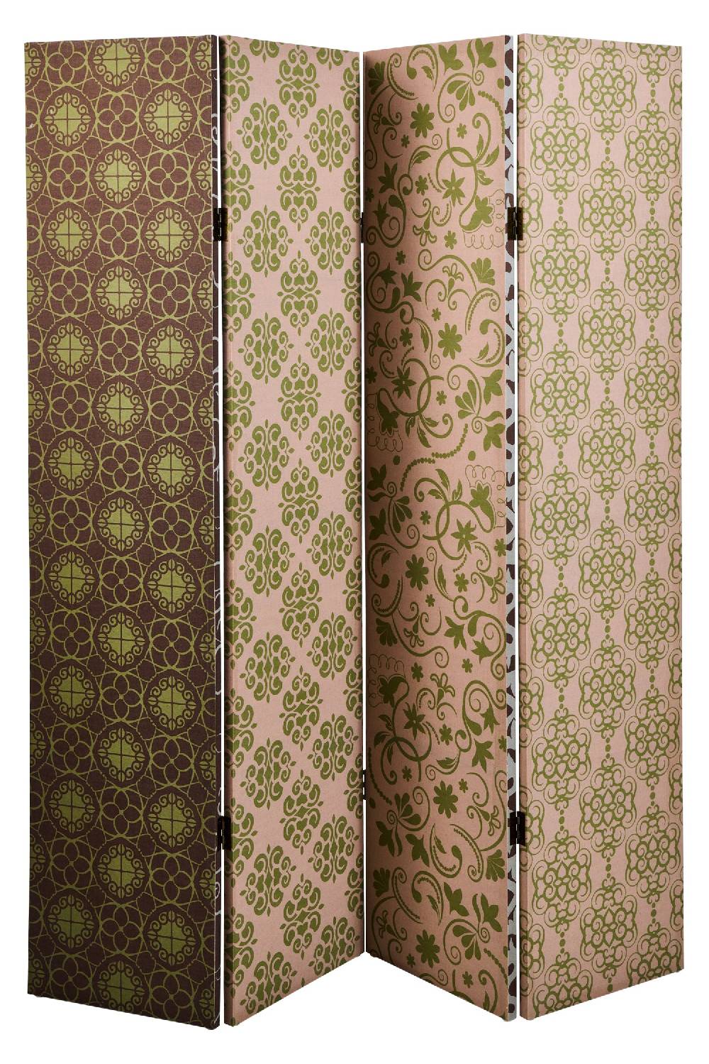 Novità Home Paravento - Stampa Barocco Fronte Retro 4 Ante Linen Limitato a 3 giorni
