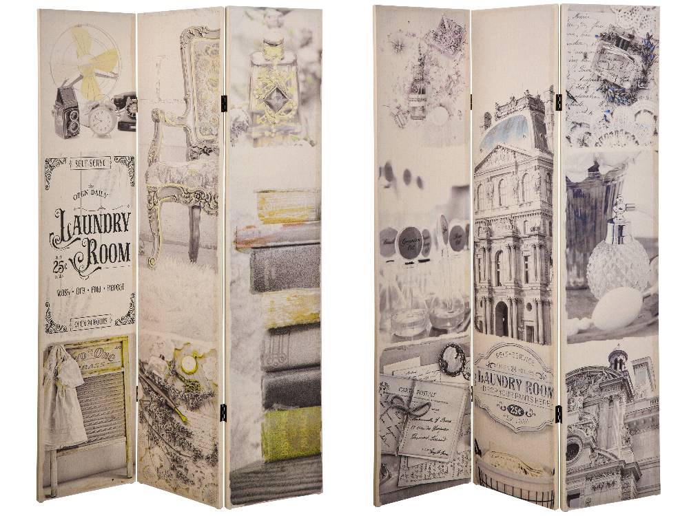 Novità Home Paravento - Laundry Room 3 Ante Linen Duty-free