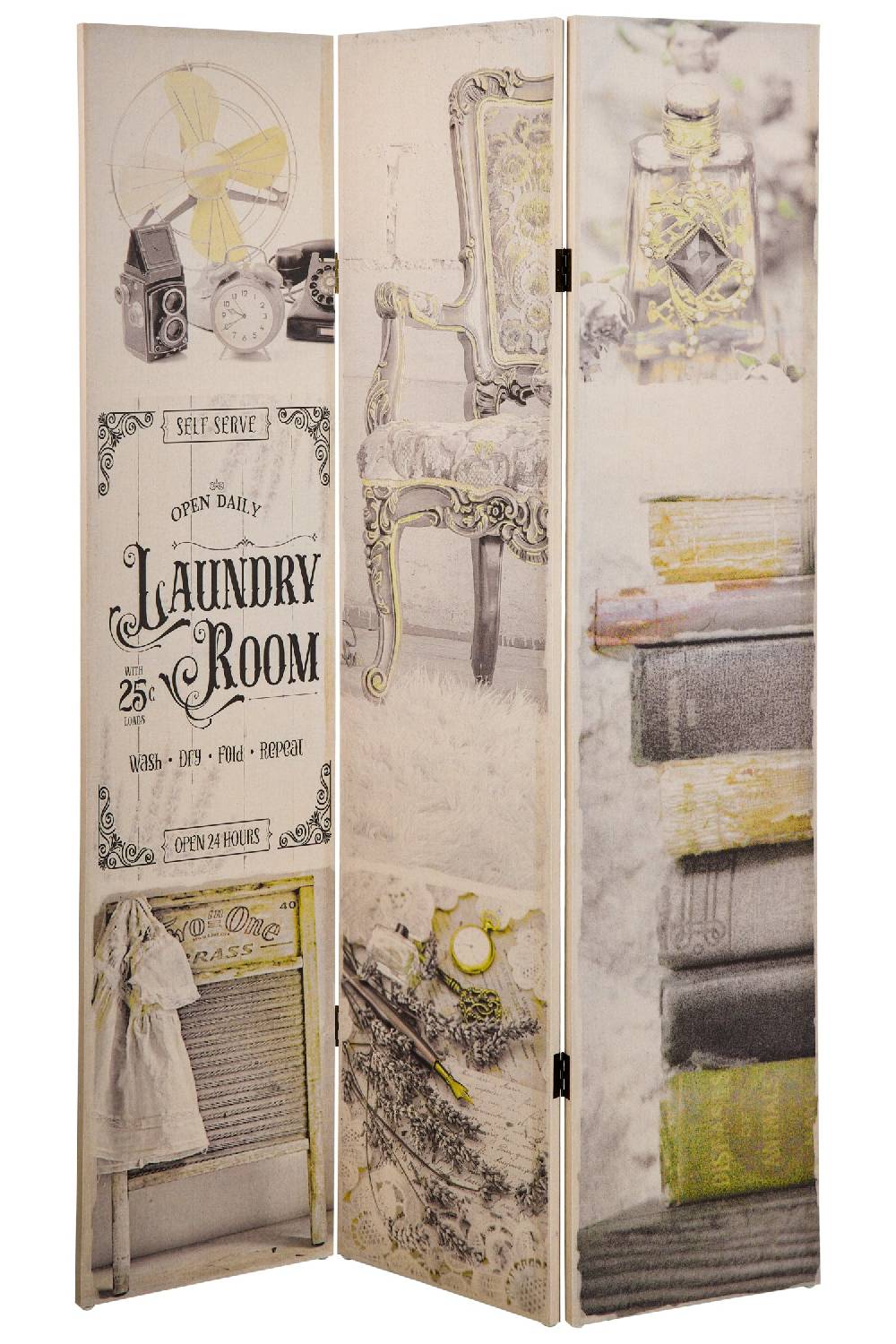 Novità Home Paravento - Laundry Room 3 Ante Linen Duty-free