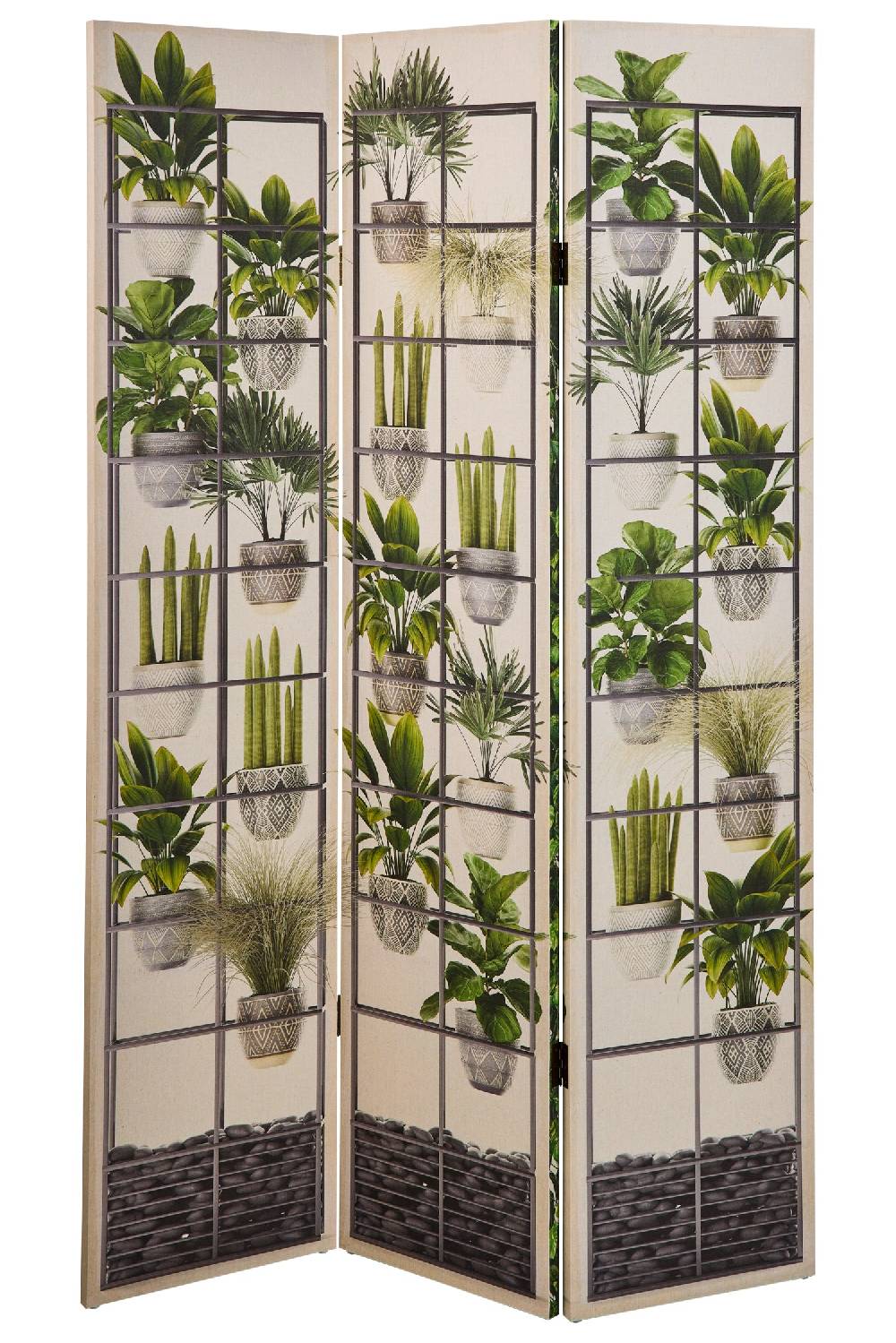 Novità Home Paravento - Giardino Orizzontale 3 Ante Linen 50% di sconto per tempo limitato
