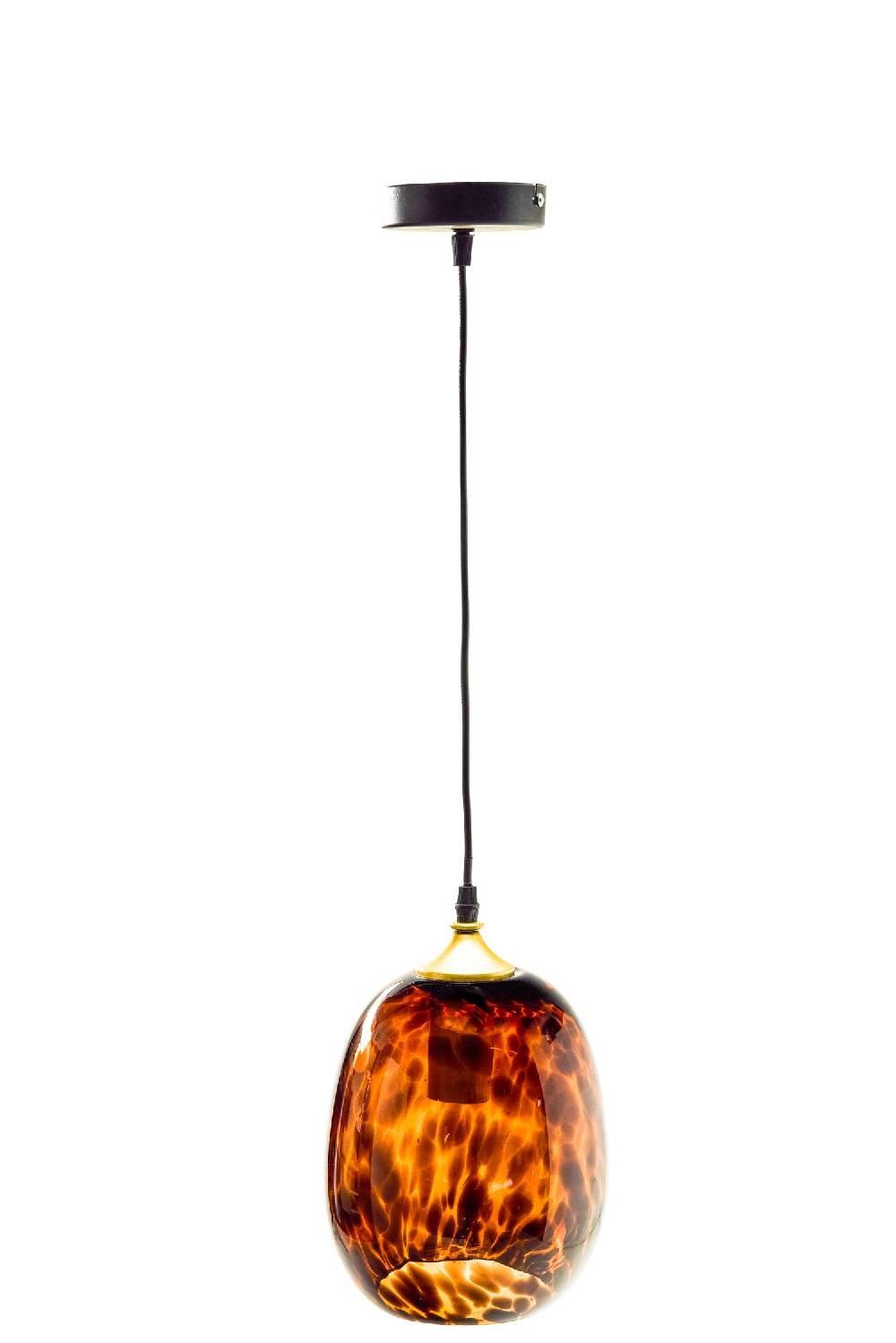 Novità Home Glass - Lampadario Forma Uovo Maculato Soddisfazione Garantita