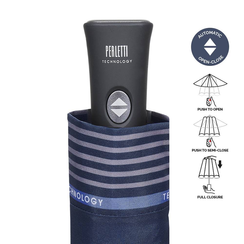 Perletti Ombrello Technology Apri e Chiudi a Righe Bestseller