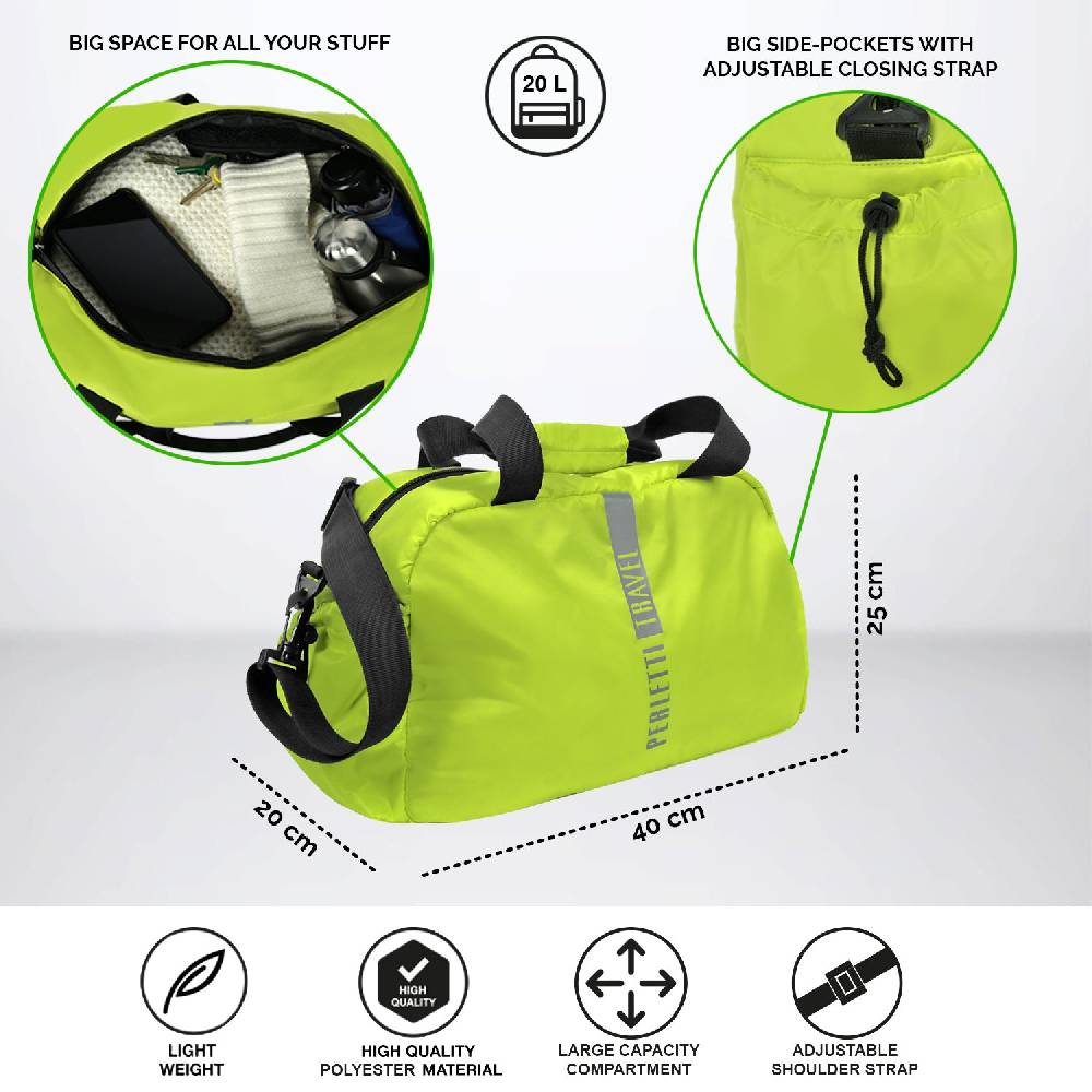 Perletti Weekender Bagaglio a Mano Nuovo