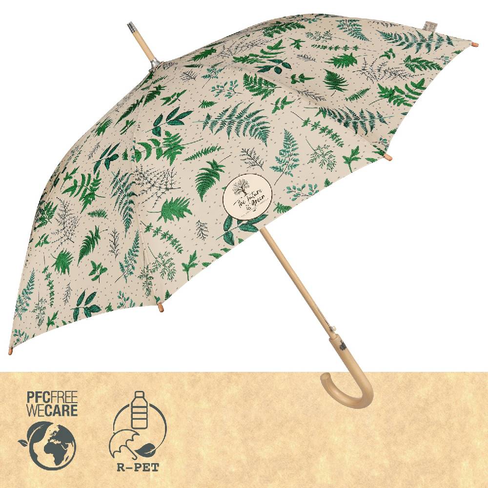 Perletti Ombrello Green Lungo Botanical Promozione