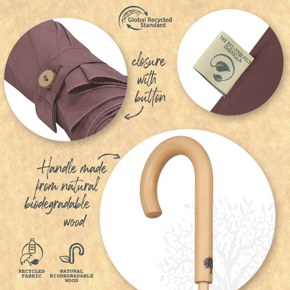 Perletti Ombrello Green Lungo Botanical Promozione