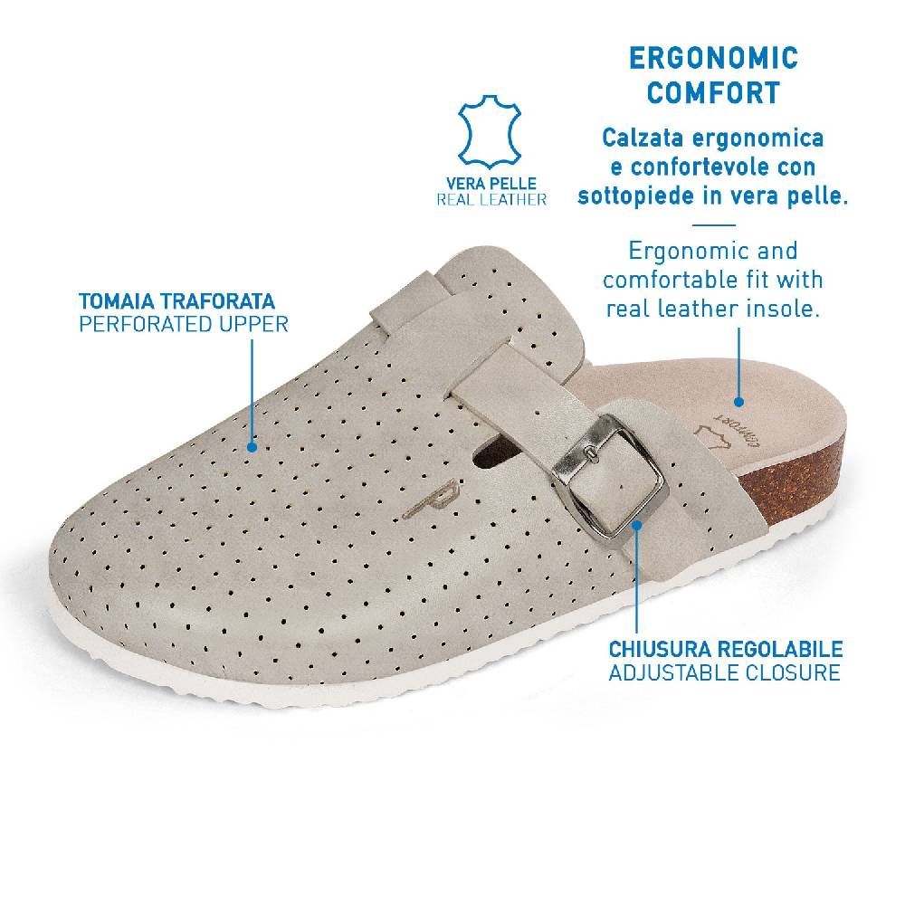 Perletti Pantofole Comfort Traforate Donna Outlet