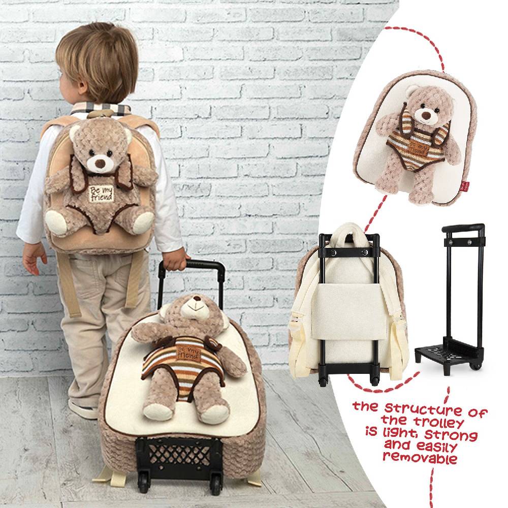 Perletti Trolley Morbido con Peluche Saldi
