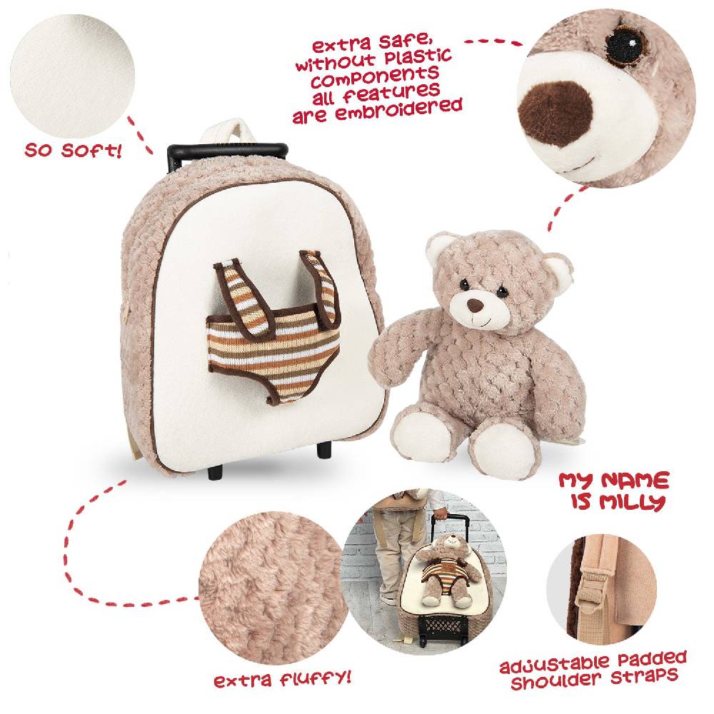 Perletti Trolley Morbido con Peluche Saldi