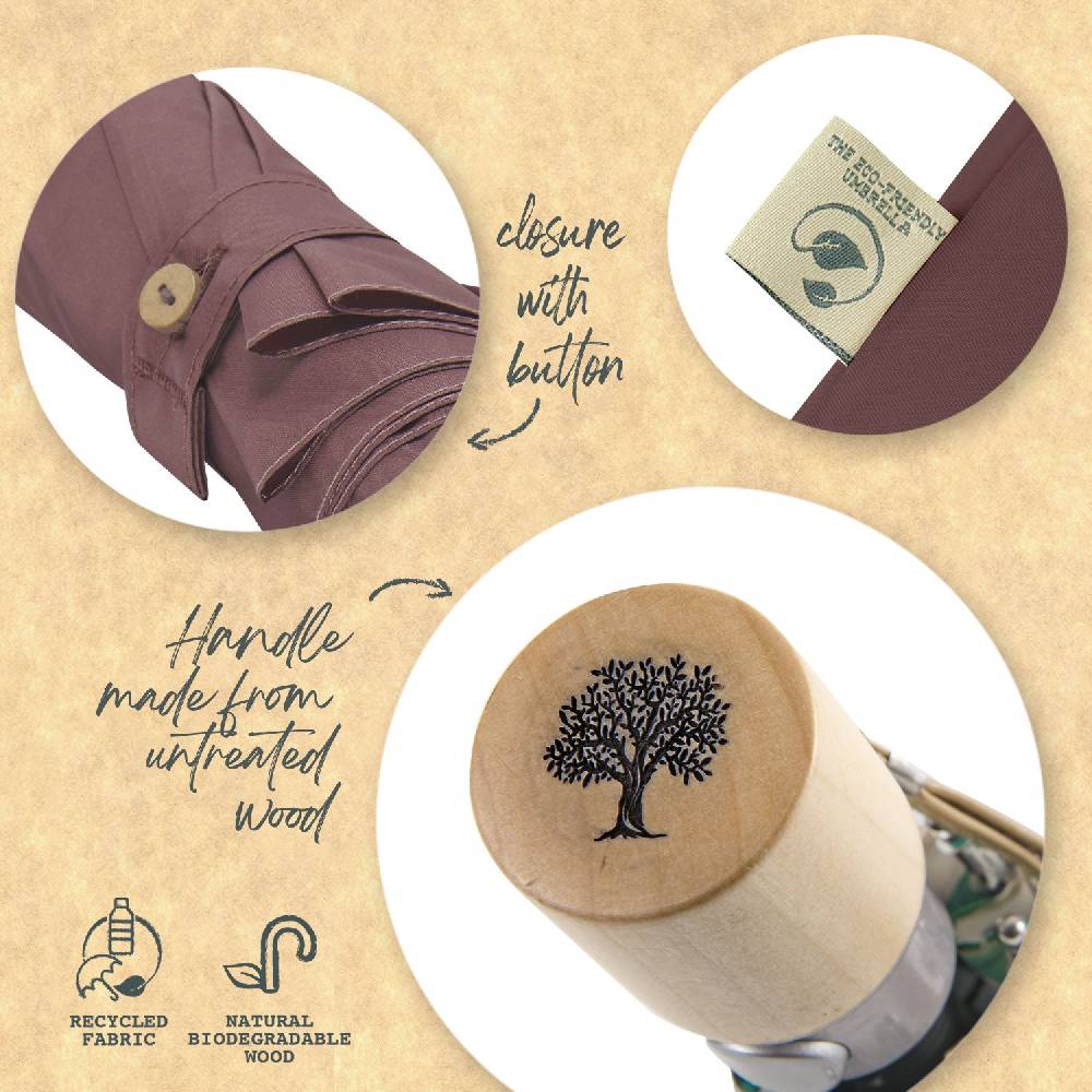 Perletti Ombrello Green Eco Friendly Manuale a Pois Shopping online